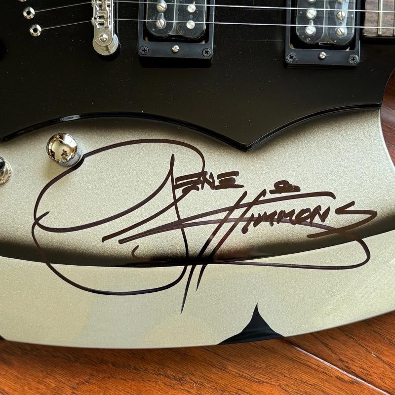 GENE SIMMONS Signed Guitar (PSA LOA) - 7