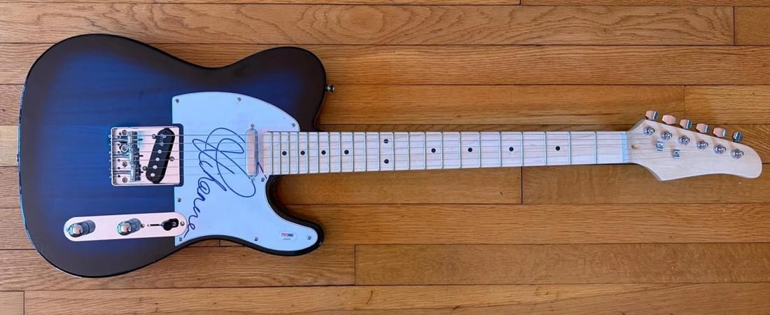 RIHANNA Signed Guitar (PSA) - 2