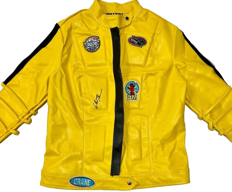 Uma Thurman Kill Bill Signed Yellow Jacket Auto Beckett Witnessed - 7