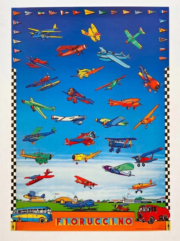 RARE 1979 FIORUCCI NEW WAVE ITALIAN FASHION POP ART POSTER~(18 7/8" W X 26 1/2" H) - 7