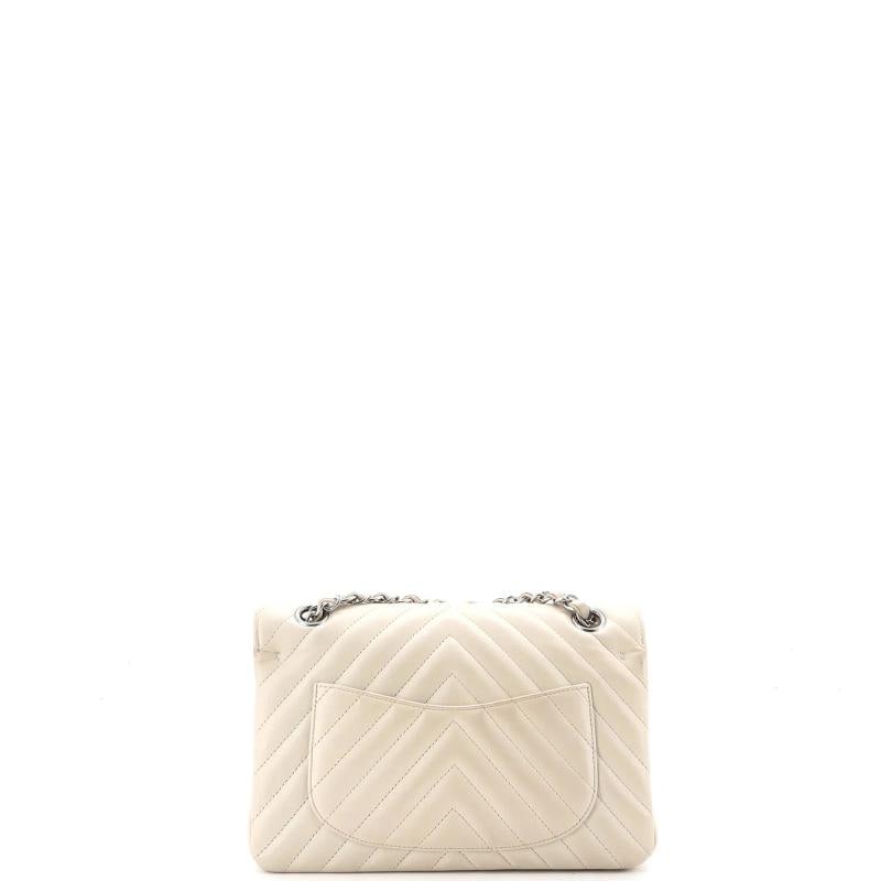 Chanel Classic Double Flap Bag Chevron Lambskin Small - 3