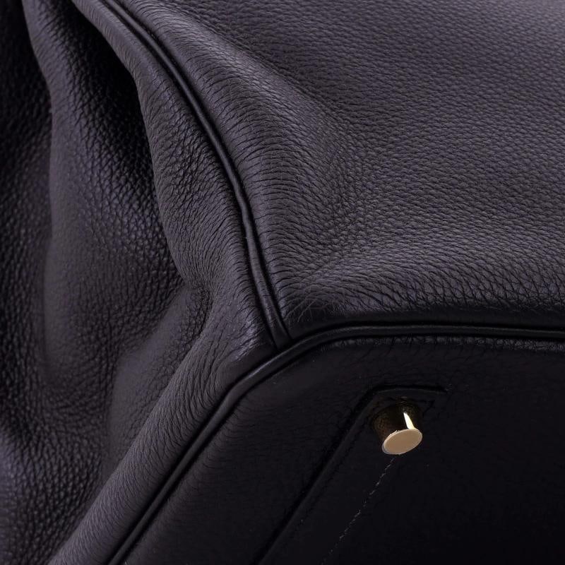 Hermes Birkin Handbag Black Togo with Gold Hardware 35 - 8