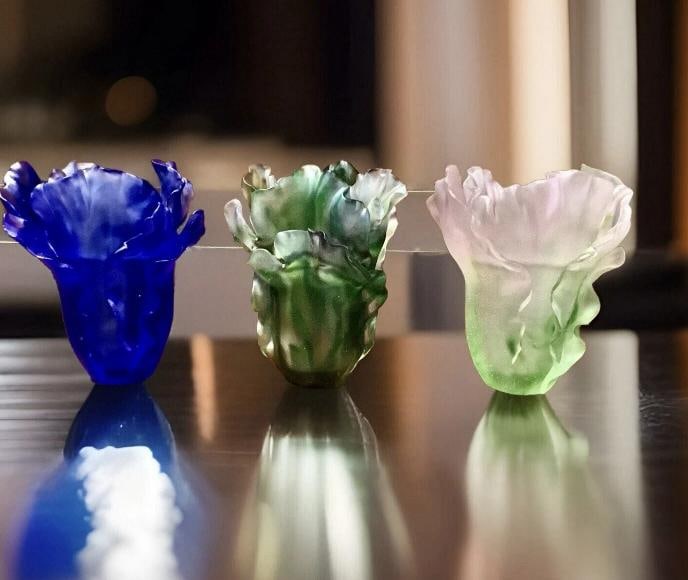 Set Of 3 Gingo Vase Nancy Daum Style Vases H6Ã¢â‚¬Â Made From C - 5