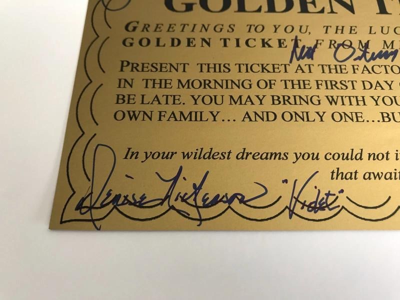 Willy Wonka All Kids x5 Signed Framed Golden Ticket JSA COA Autograph Movie Cast - 8