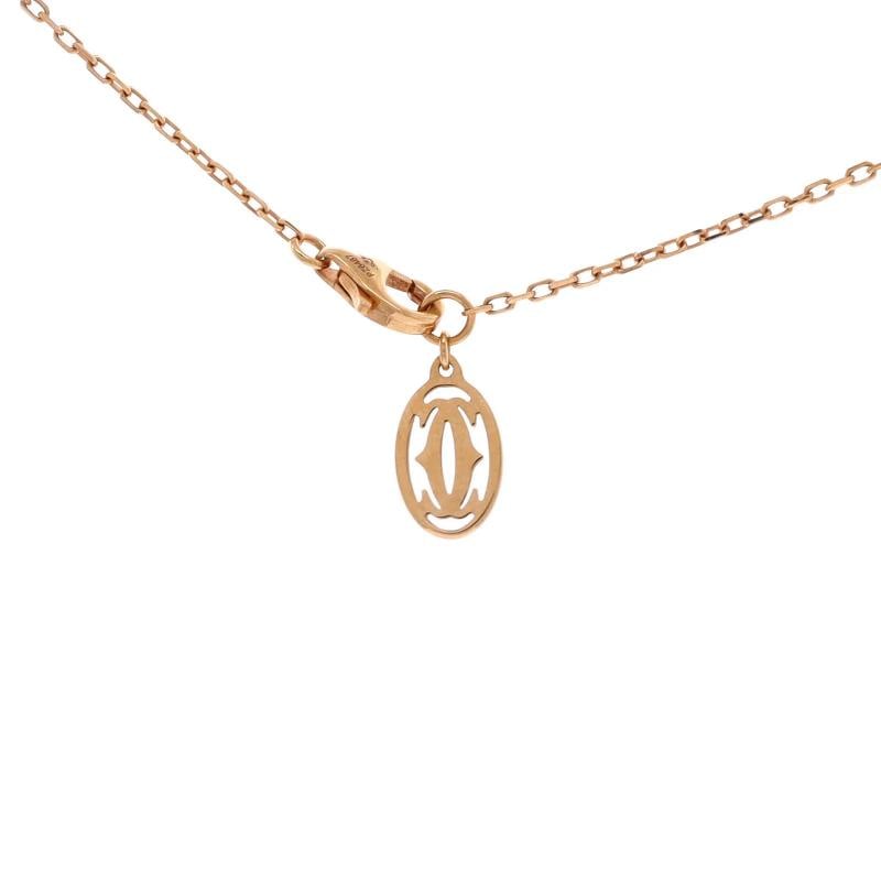 Cartier Cartier D'Amour Pendant Necklace 18K Rose Gold with Pink Sapphire Small - 4