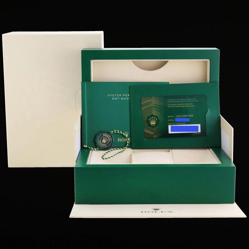 2023 NEW PAPERS Rolex GMT-Master II SPRITE Green Black Oyster Steel 126720 Watch - 7