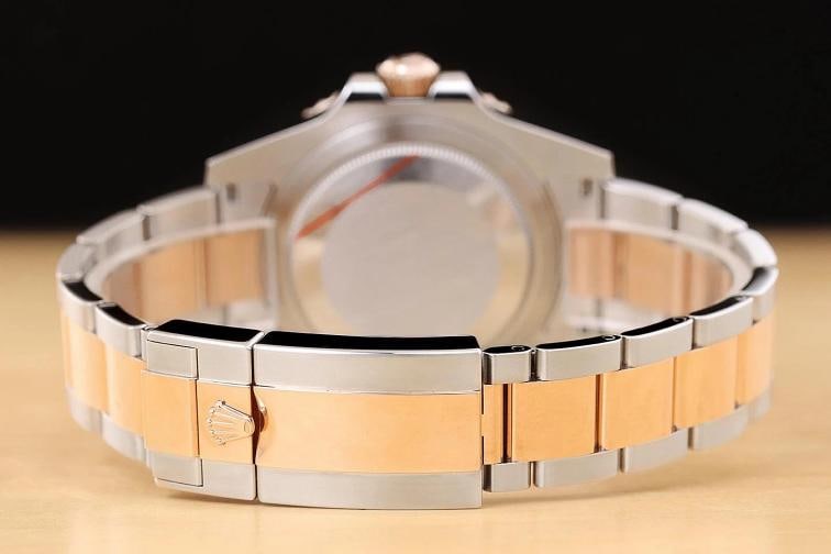 2020 CARD ROLEX GMT MASTER II 126711 CHNR 18K ROSE GOLD STEEL ROOT BEER WATCH - 7