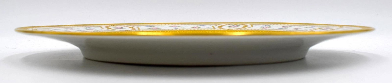 12 Large 11 Inch Hand Painted Limoges Wm. Guerin Dwyer Plates, Circa 1940 - 5