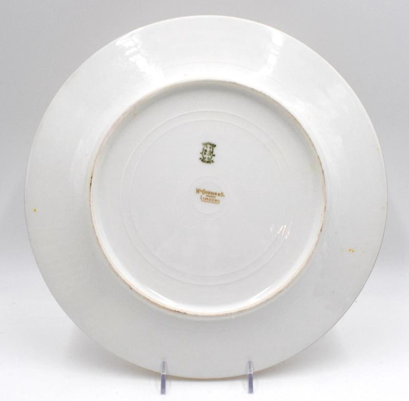 12 Large 11 Inch Hand Painted Limoges Wm. Guerin Dwyer Plates, Circa 1940 - 7