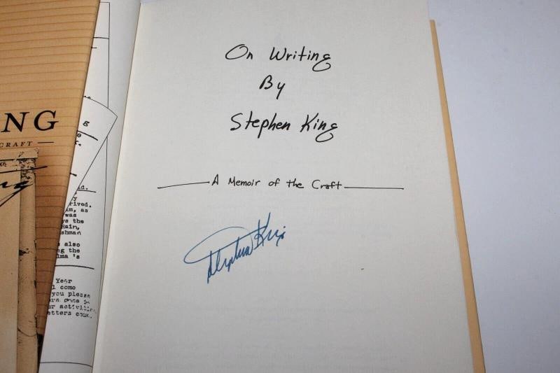 STEPHEN KING SIGNED 'ON WRITING' 1ST/1ST FIRST EDITION PRINTING HC BOOK MEMOIR - 10