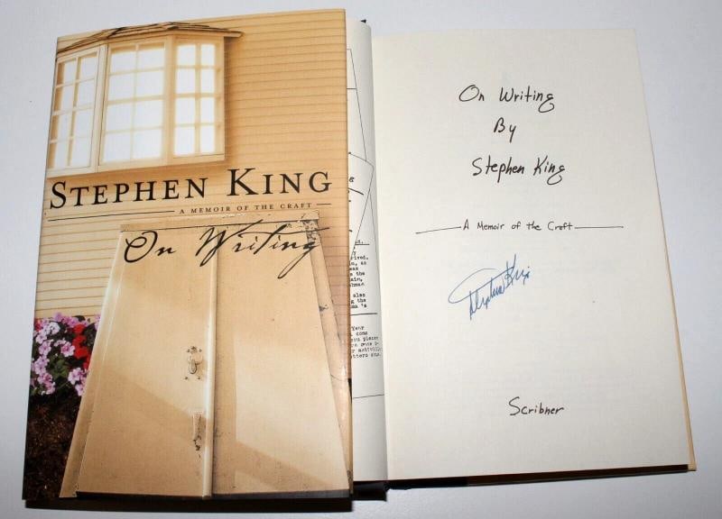 STEPHEN KING SIGNED 'ON WRITING' 1ST/1ST FIRST EDITION PRINTING HC BOOK MEMOIR - 9