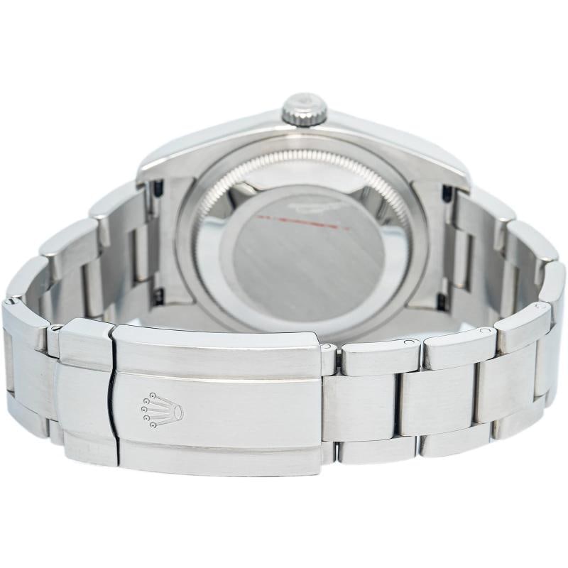 Rolex Oyster Perpetual 116000 2015 Card SS Silver Dial Auto Unisex Watch 36mm - 5