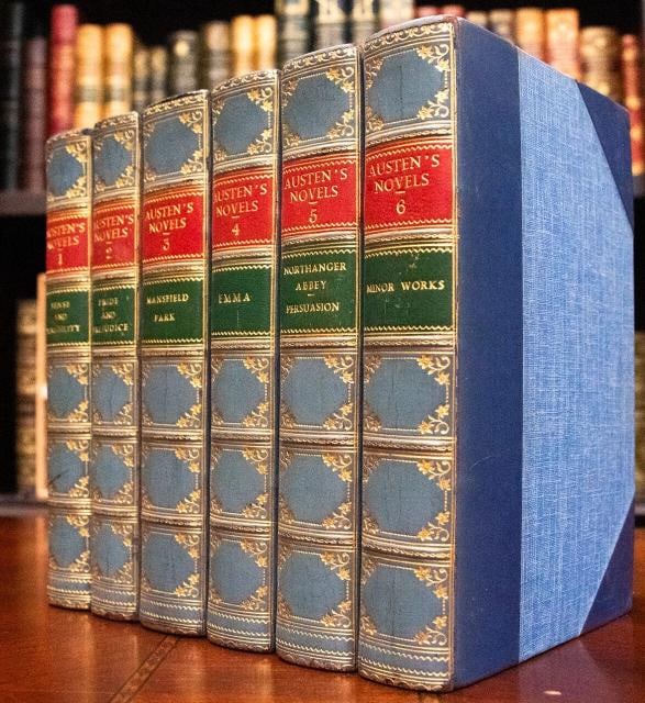 The Novels of Jane Austen / 1960: Author: Jane Austen,Country of Origin: United States of America,Publisher: Oxford University Press,Year Printed: 1960,Binding: Leather The Novels of Jane Austen Author: Jane Austen Title: The Novels o