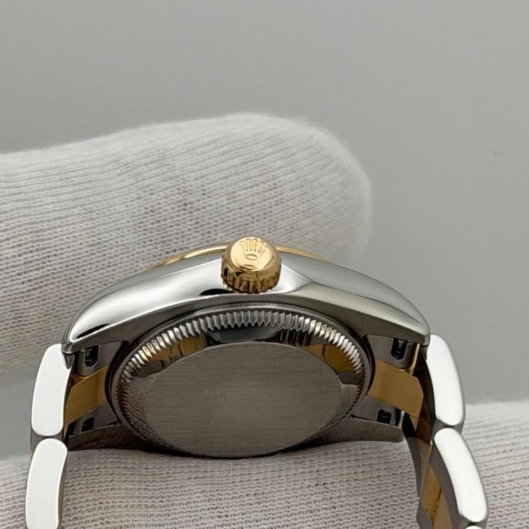 Rolex Ladies Datejust 179173 26mm White Dial 18k Gold Stainless Steel Box Papers - 7