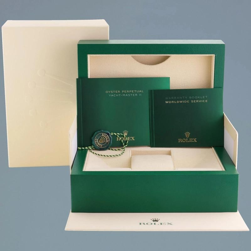MINT 2022 Rolex Yacht-Master II 116681 Steel Everose Gold Mercedes Hands Watch - 7