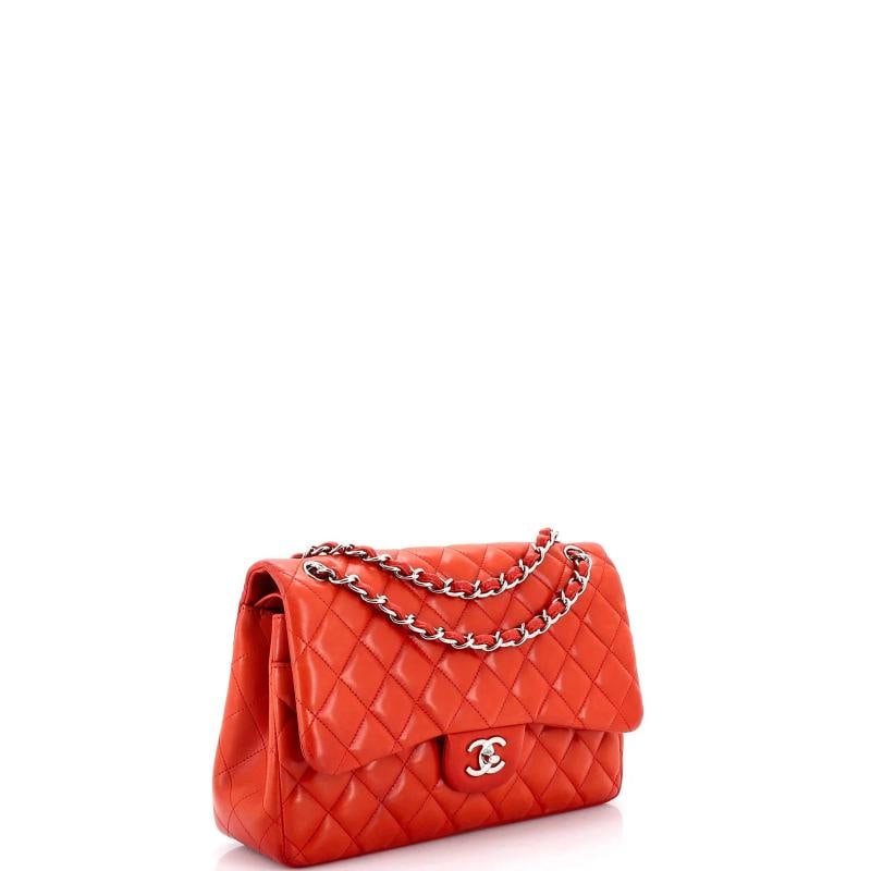 Chanel Classic Double Flap Bag Quilted Lambskin Jumbo - 2