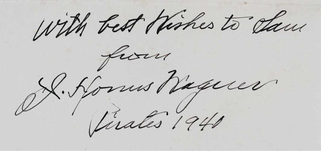 Pirates Honus Wagner Authentic Signed 6x9.5 1940 Handwritten Letter JSA - 2