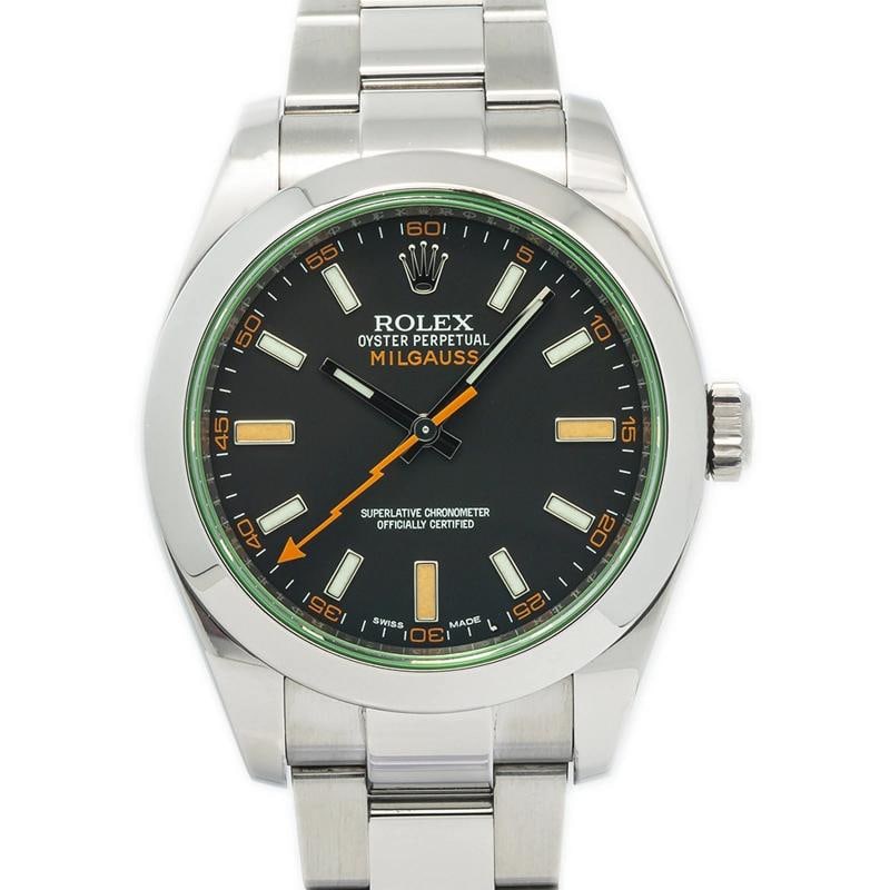 Rolex Milgauss 116400GV Automatic Stainless Steel Black Dial Men's Watch 40mm - 2
