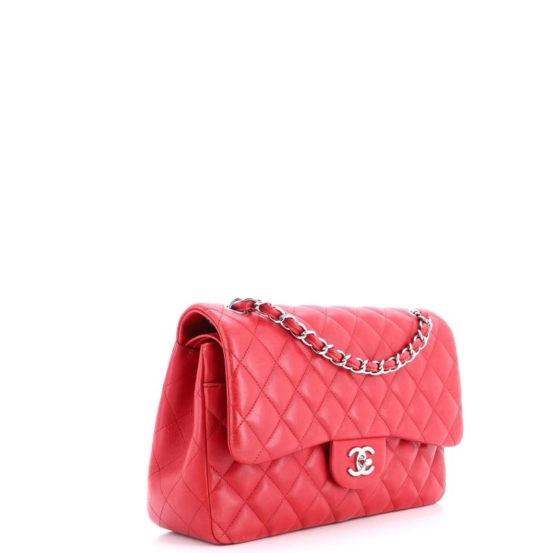 Chanel Classic Double Flap Bag Quilted Lambskin Jumbo - 2