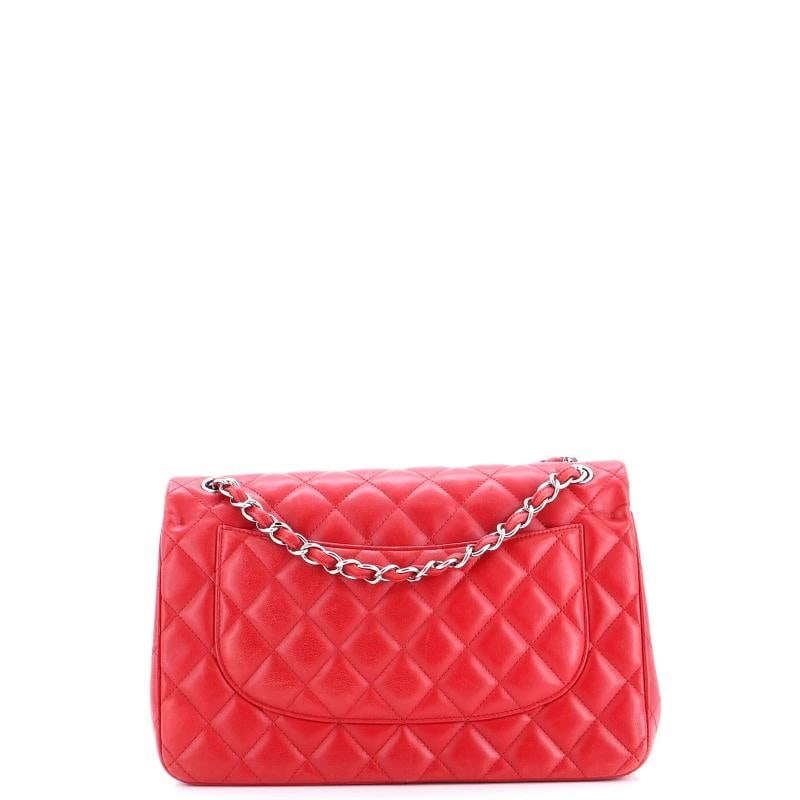 Chanel Classic Double Flap Bag Quilted Lambskin Jumbo - 3