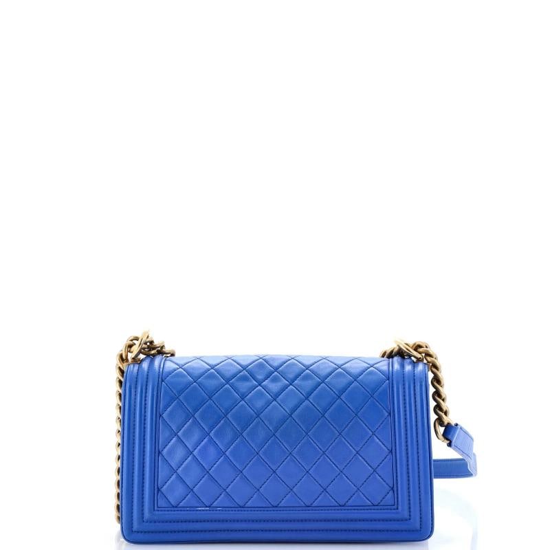Chanel Boy Flap Bag Quilted Lambskin Old Medium - 3