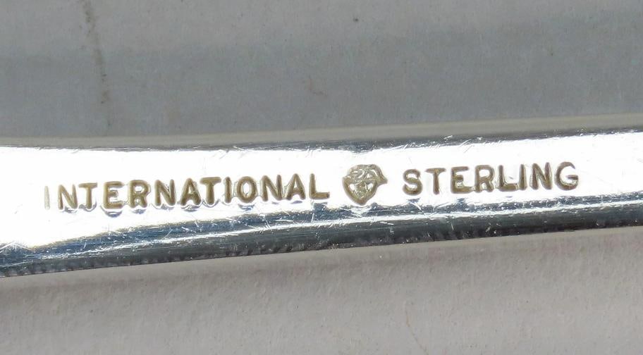 63pc International Sterling Silver Vision Flatware Set R. H. Pearson Mid Century - 8