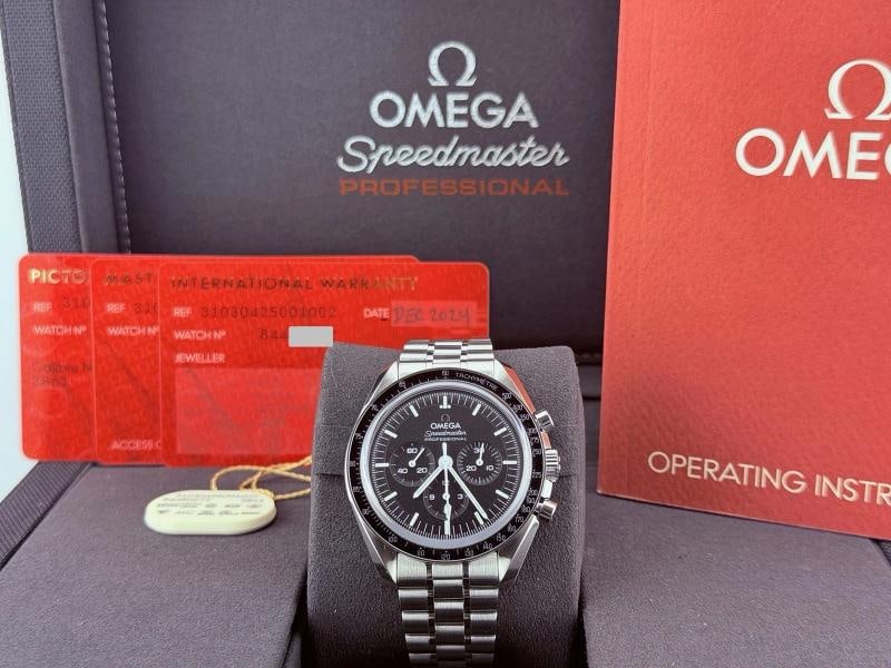 2024 Omega Speedmaster Moonwatch 310.30.42.50.01.002 42mm Black Dial Box Papers - 12