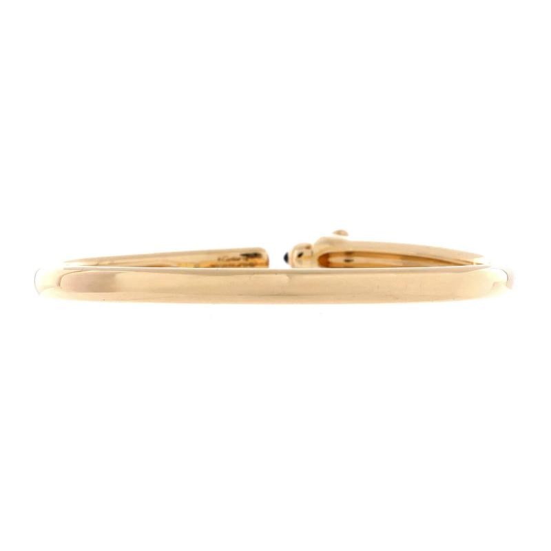 Cartier Panthere de Cartier Open Cuff Bracelet 18K Yellow Gold with Onyx - 3