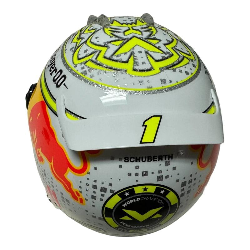 Max Verstappen Signed Autograph Helmet 1:2 2023 Las Vegas GP Red Bull Beckett - 4