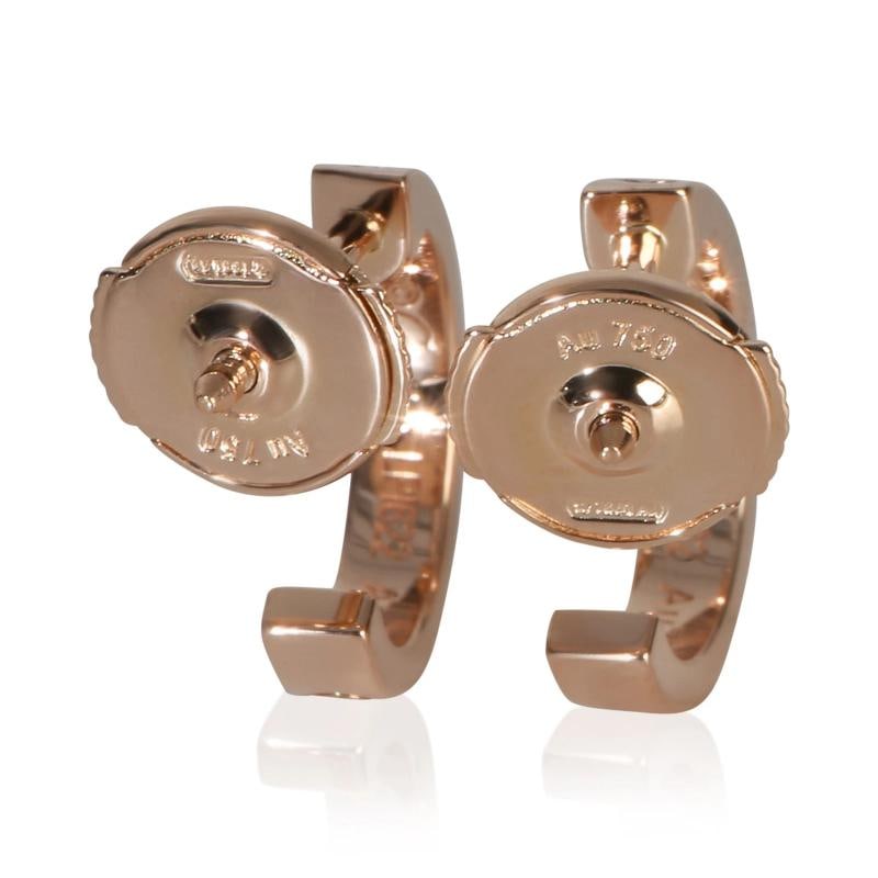 Cartier Rose Gold Small Model Love Hoop Earrings - 4