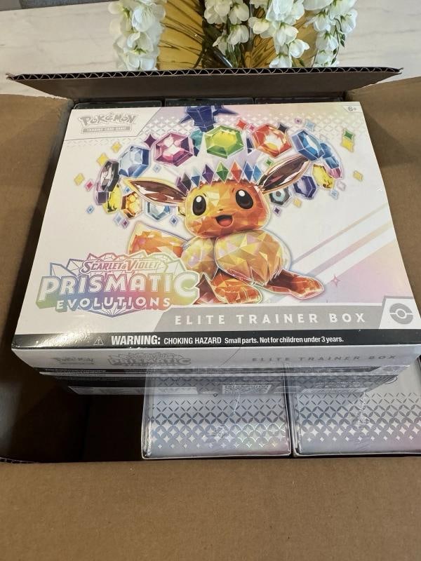 Pokemon Prismatic Evolutions Elite Trainer Box ETB 6X Case - 2