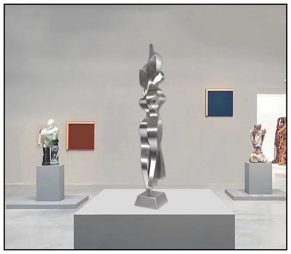 Lyle London Original Bronze Steel Sculpture Signed Undulating Column Signed Art: Condition: Used,Artist: Lyle London,Signed: Yes,Title: Undulating Column,Material: Bronze,Certificate of Authenticity (COA): Yes,Item Length: 6 in,Type: Sculpture,Original/Licensed Reproduction: