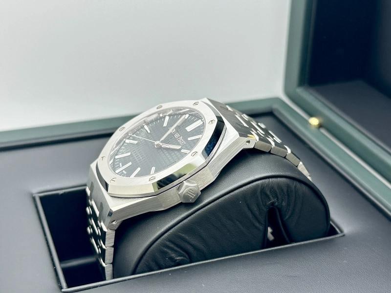 NEW 2025 Audemars Piguet Royal Oak 41mm Green Dial 15510ST.OO.1320ST.09 Box Card - 5