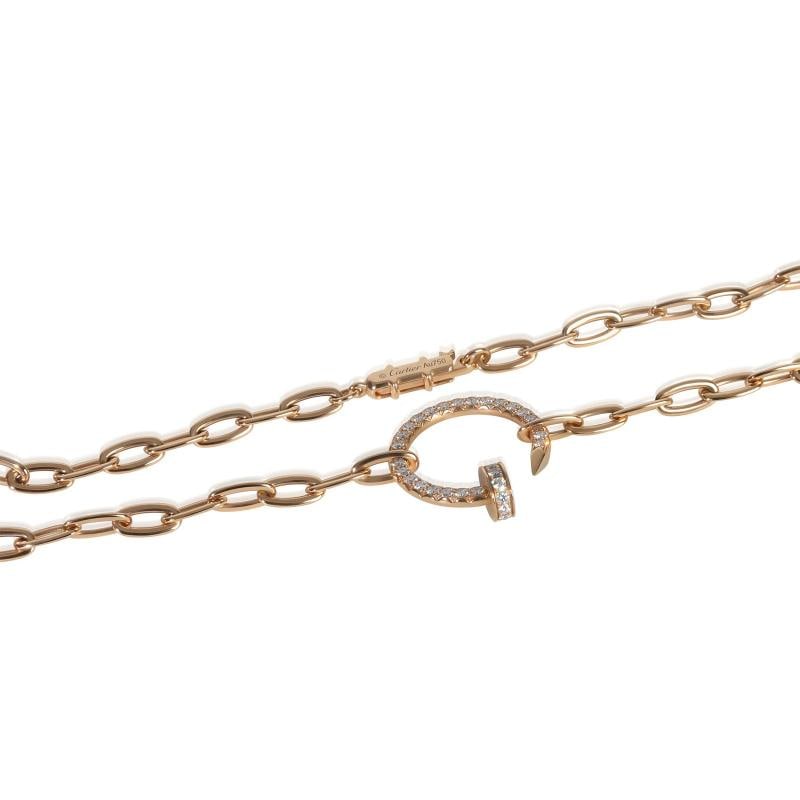 Cartier Rose Gold Diamond Juste Un Clou Necklace - 2