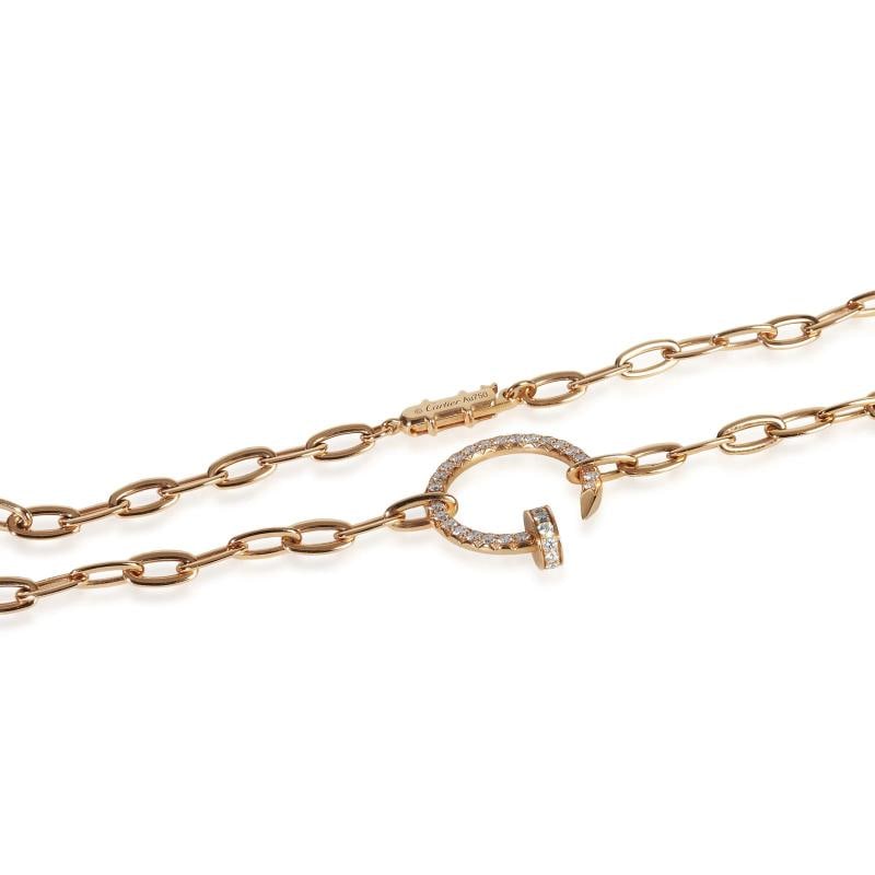 Cartier Rose Gold Diamond Juste Un Clou Necklace - 5