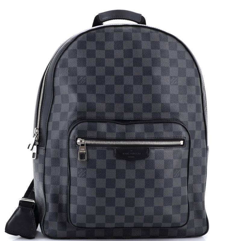 Louis Vuitton Josh Backpack Damier Graphite: Measurements: Handle Drop 3", Height 16", Width 12", Depth 5", Strap Drop 11.5-16.5" . Condition: Pre-owned - Excellent,Brand: Louis Vuitton,Exterior Material: Canvas Coated,Style: Backpacks,Exterior 