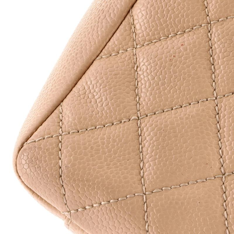 Chanel Grand Shopping Tote Quilted Caviar - 6