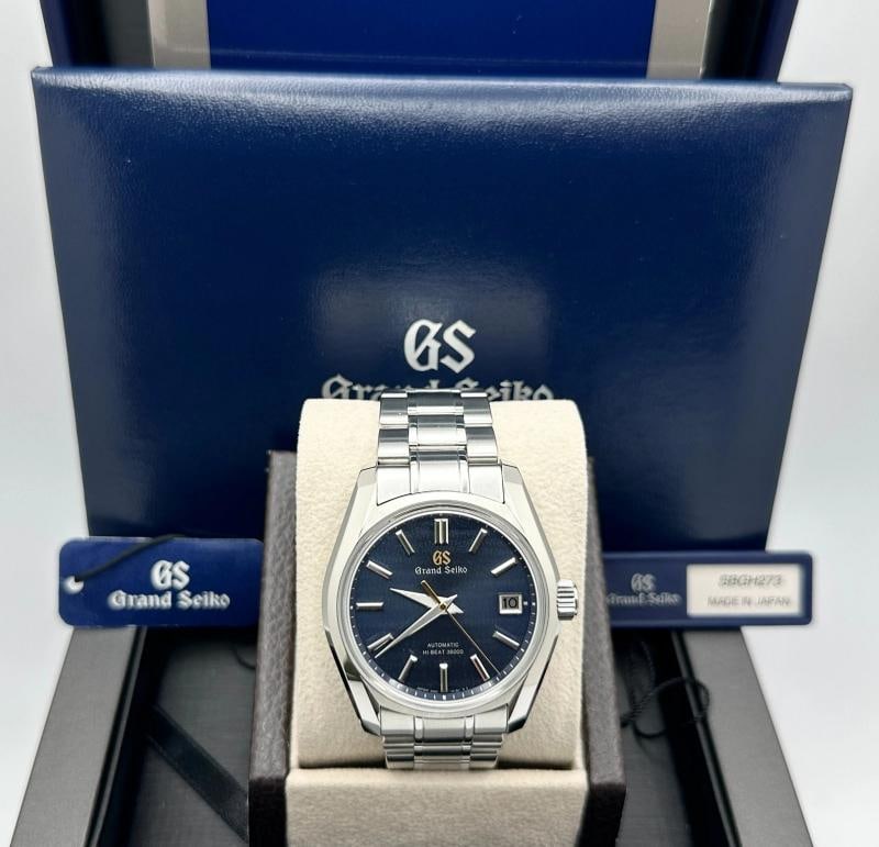Grand Seiko Heritage Shubun SBGH273 Hi-Beat 36000 40mm Blue Dial Box Paper - 2