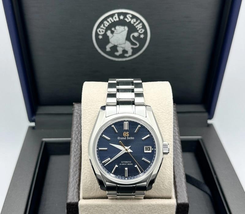 Grand Seiko Heritage Shubun SBGH273 Hi-Beat 36000 40mm Blue Dial Box Paper - 3