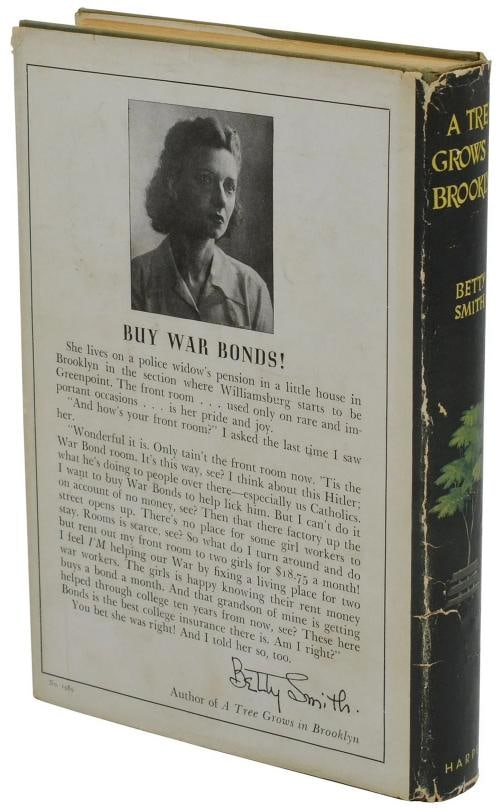 A Tree Grows in Brooklyn ~ BETTY SMITH ~ First Edition ~ 1st Printing ~ 1943 - 2
