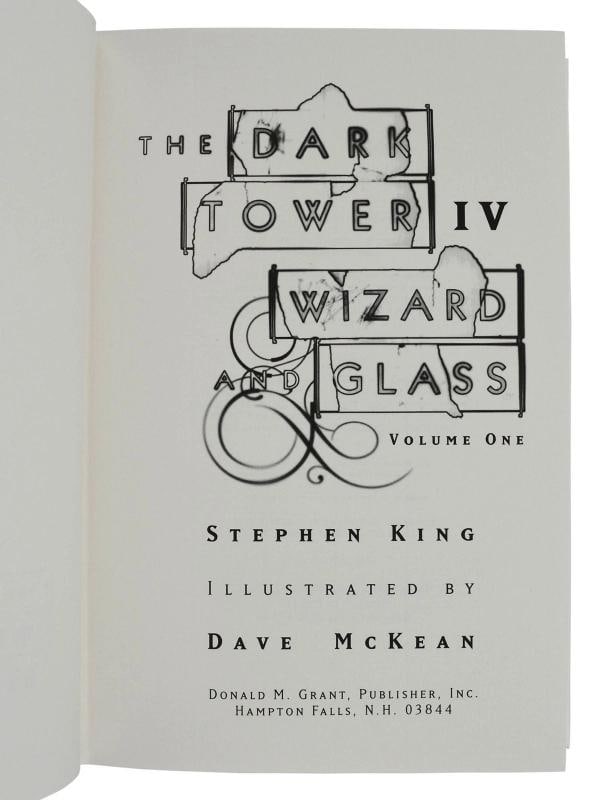 The Dark Tower IV: Wizard and Glass ~ STEPHEN KING Signed Limited First Edition - 10