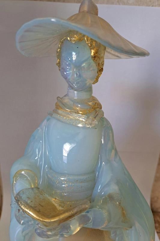 Ermanno Nason Signed Murano Art Glass Sculpture~(13" H x 6" W x 5.625" D) - 10