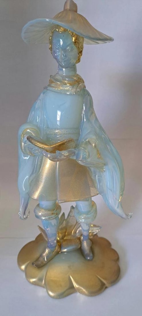 Ermanno Nason Signed Murano Art Glass Sculpture~(13" H x 6" W x 5.625" D) - 11