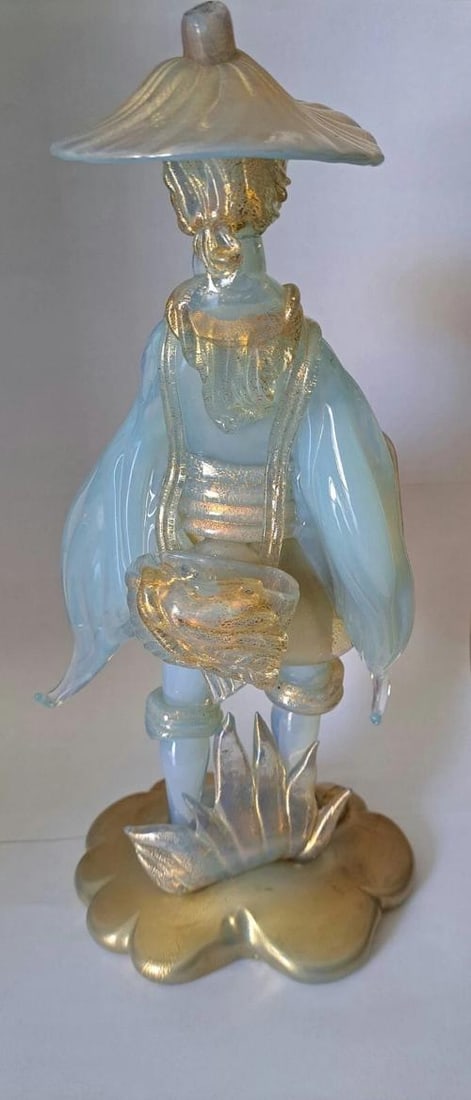 Ermanno Nason Signed Murano Art Glass Sculpture~(13" H x 6" W x 5.625" D) - 4