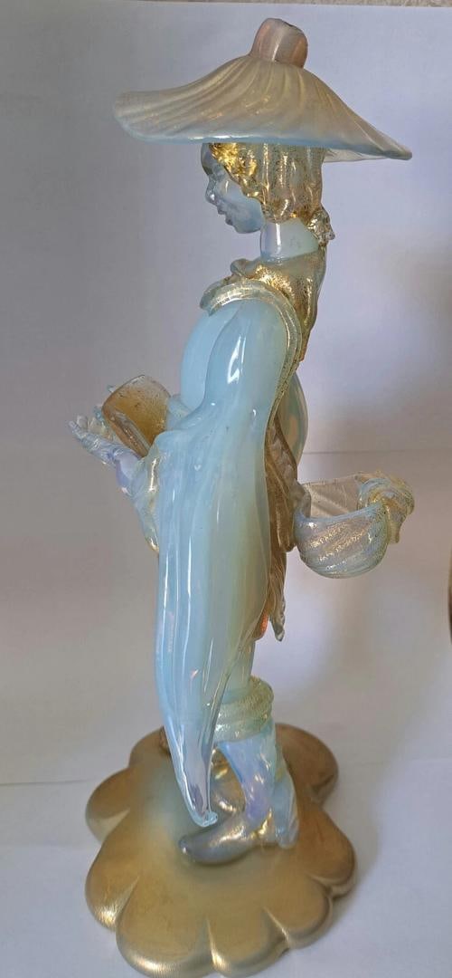 Ermanno Nason Signed Murano Art Glass Sculpture~(13" H x 6" W x 5.625" D) - 5