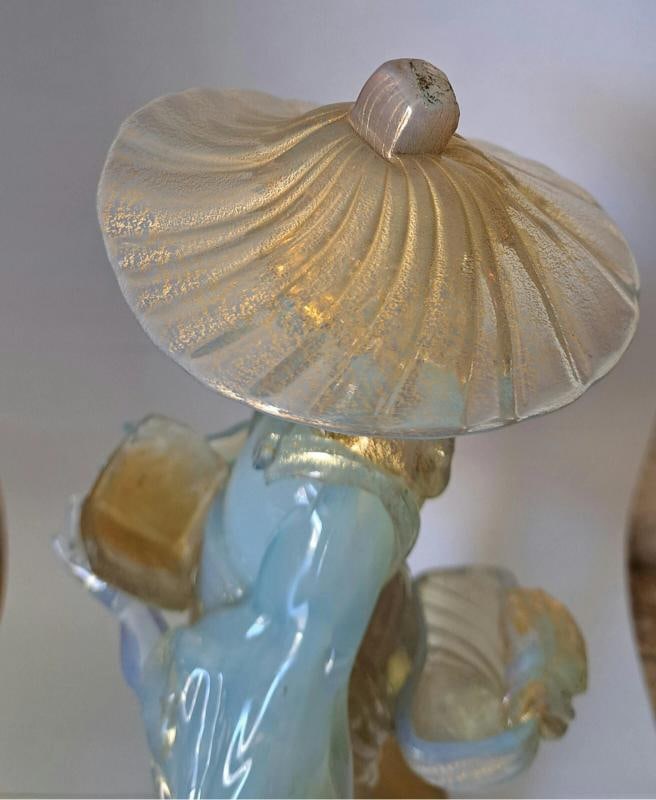 Ermanno Nason Signed Murano Art Glass Sculpture~(13" H x 6" W x 5.625" D) - 7