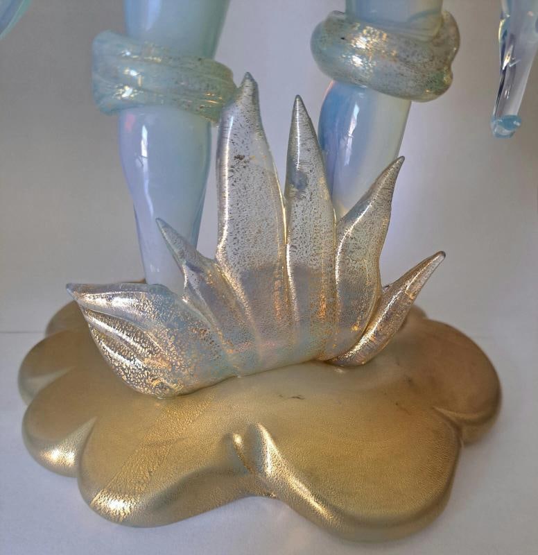 Ermanno Nason Signed Murano Art Glass Sculpture~(13" H x 6" W x 5.625" D) - 9