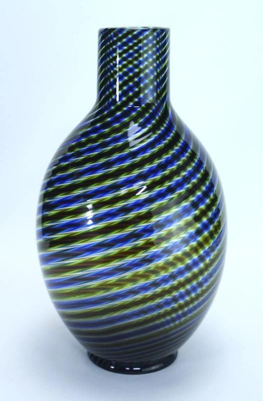 Barovier & Toso Signed Murano Art Glass Vase~(12.4"Hx 7.1"W) - 5