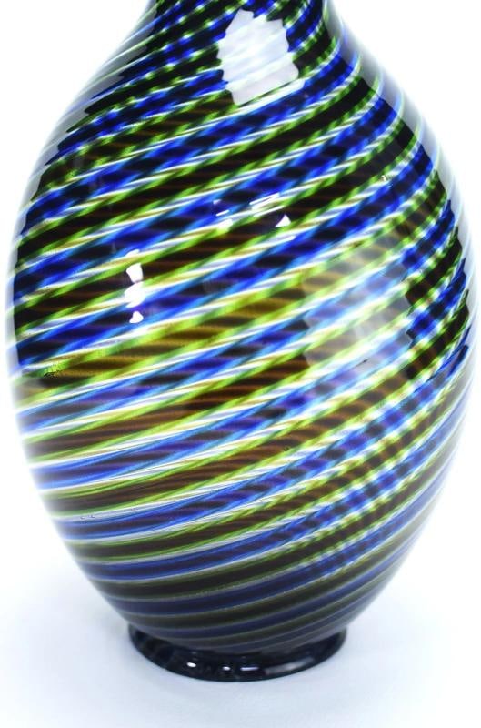 Barovier & Toso Signed Murano Art Glass Vase~(12.4"Hx 7.1"W) - 7