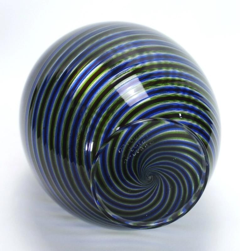 Barovier & Toso Signed Murano Art Glass Vase~(12.4"Hx 7.1"W) - 8